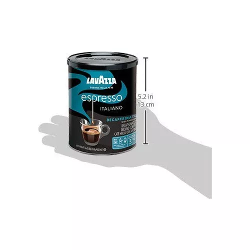 Lavazza Caffe Espresso Café molido en latas de 8 onzas (paquete de 3)