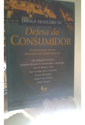 Livro Código Brasileiro De Defesa Do Consumidor, Revista Ampliada E Atualizada, Ed Forense (Usado)