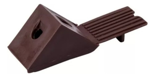 Soporte Escuadra Triangular Plástica Café (pack 100 Un)