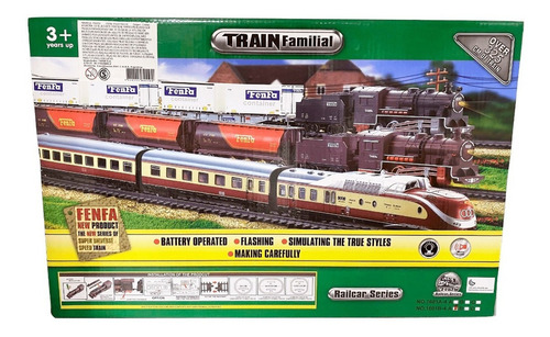 Tren A Escala 1:87 - Train Familial - Fenfa No. 1601b-4 A Color Negro