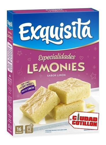 Bizcochuelo Lemonies Exquisita 425g - Ciudad Cotillón