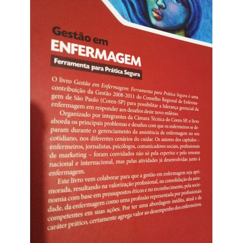 Gestão Em Enfermagem-ferramenta Para Prática Segura. (Usado)