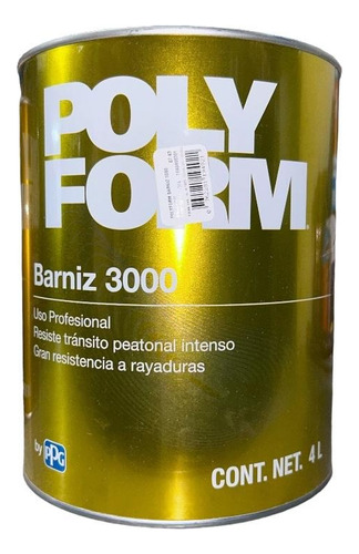 Barniz 3000 4 Lt Polyform 