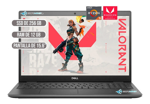 Portátil Dell Inspiron Amd Ryzen 5 3450u Ssd 256gb Ram 12gb