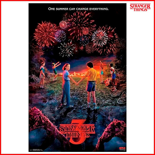 Poster Netflix Stranger Things Season 3 - Key Art Original