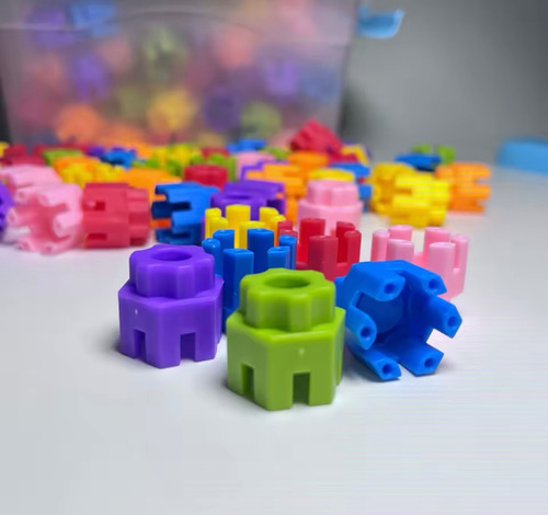Juguetes Didácticos Para Ensamblar 2 Bolsas Colores Kit 2