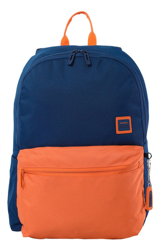 Morral Mujer Dragonar Escolar Azul Y Naranja Color ZO0