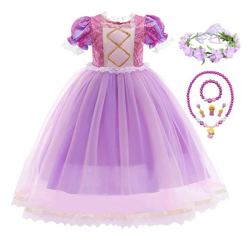 Vestido De Cosplay De Isabella Tangled Disfraz De Princesa P