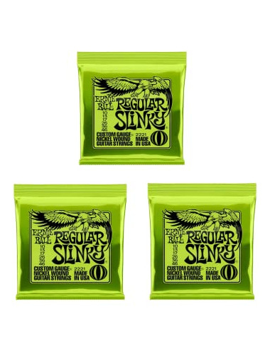 Cuerdas De Guitarra Eléctrica Ernie Ball 2221 Regular Slinky