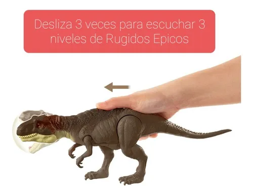 Jurassic World Rugeataca Metriacanthosaurus 3 Niveles Sonido