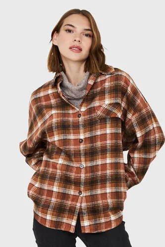 Blusa cuadrille 2025 mujer