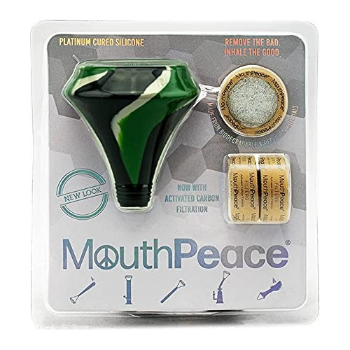 Boquilla Moose Labs Mouthpeace Verde / Negro / Blanco