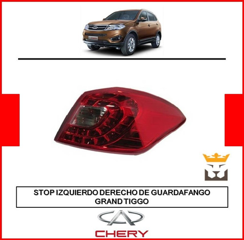 Stop Guardafango Izquierdo Derecho Grand Tiggo