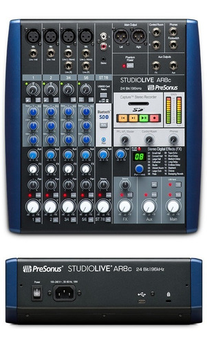 Mezclador Presonus Studiolive Ar8c Analogo 8 Canales