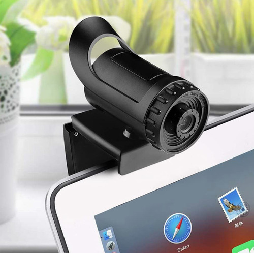 Webcam 4k Full Hd 1080p Com Tripé/ Pronta Entrega Preto