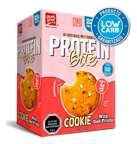 4 Protein Bite Cookie With Red Fruits