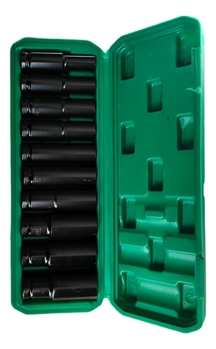 Juego Dados De Impacto Largos 10- 24 Mecanica Auto Camion