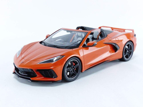 Chevy Corvette C8 Cabriolet Sebring Naranja Modelo 1 18