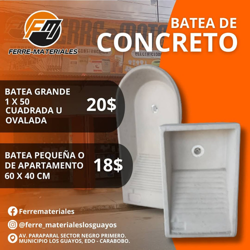 Batea De Concreto