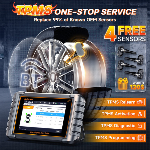 Scanner Foxwell Nt809ts Obd2 Diagnóstico Tpms Developer