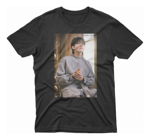 Playera K Pop Bts Jungkook Golden White