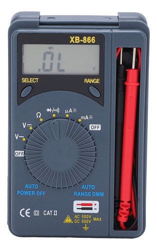 A Multímetro De Bolsillo Xb866 Compact Ammeter D Display