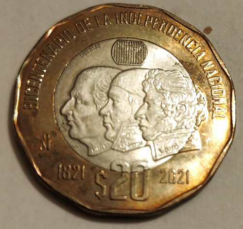 Billete De Ajolote Y 6 Monedas De 20 Pesos De Colección 