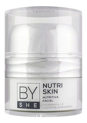 By She Nutri Skin Nutritiva Facial 50gr Tipo de piel Sensible