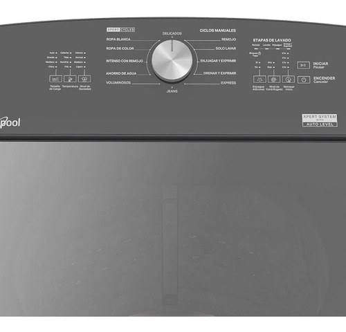 Imagen 4 de 6 de Lavadora Whirlpool 22kg Gris Carga Superior 8mwtwla31wjg