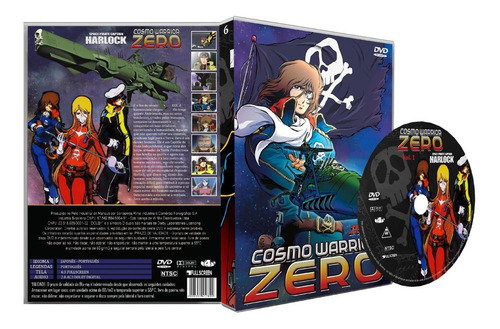 Dvd Capitão Harlock Collection - 8 Sagas Completas + Filmes