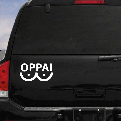 Sticker Adhesivo Auto Oppai Saitama One Punchman