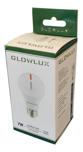 Imagen 2 de 9 de Lampara Led X100 Classic 7w = 50w Cálida - Glowlux - E. A.