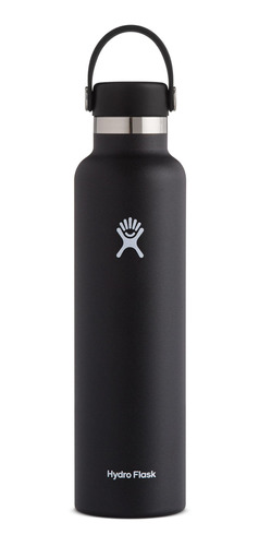 Botella Unisex 24 Oz. Standard Mouth Negro Hydroflask
