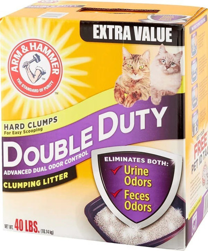 Arena Sanitaria Para Gatos Double Duty Arm&hammer 6.35 Kg