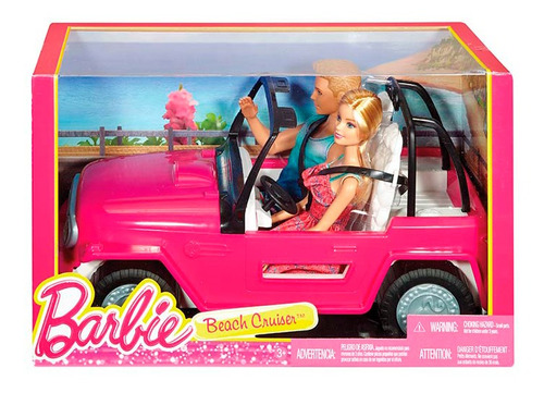 Barbie Muñeca En Auto De Playa