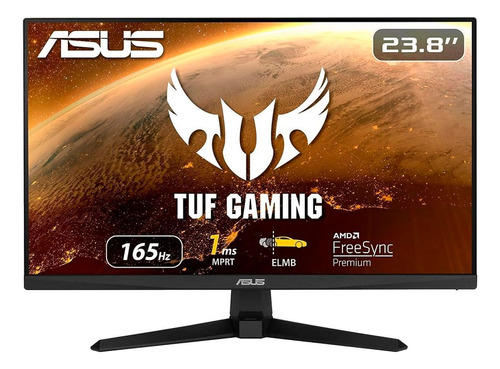 Monitor Asus Vg249q1a 23.8 Led Fhd Ips 165hz, Hdmi Color Negro