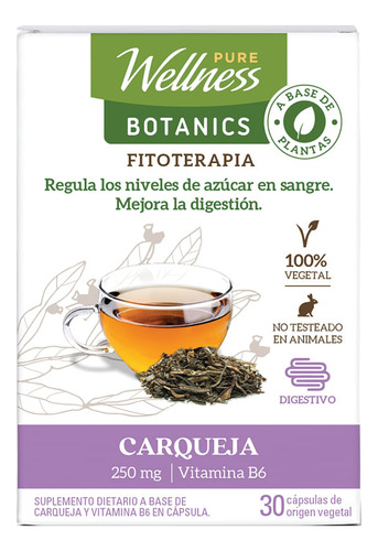 Suplemento Dietario Pure Wellness Carqueja X 30 Un