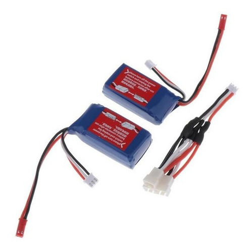 Batería De 7.4v 1100mah Con Cable Usb Para Wltoys A949 A959