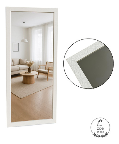 Espelho Com Moldura Hall Sala Quarto Banheiro Oferta