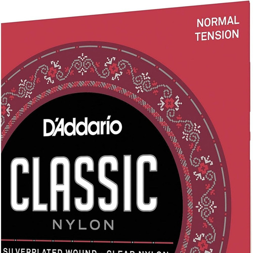 Encordoamentos violão EJ27N D’Addario Classic Nylon Student