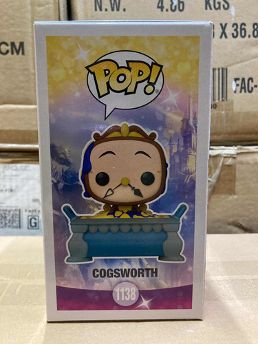 Cogsworth 1138 Beauty And The Beast Funko Pop Exclusive