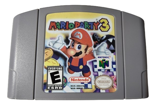 Mario Party 3 64 Nintendo 64 Cartucho Fita