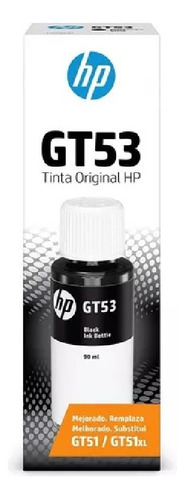 Hp Gt53 Tinta Original Negro 1vv22al Impresoras Ink Tank