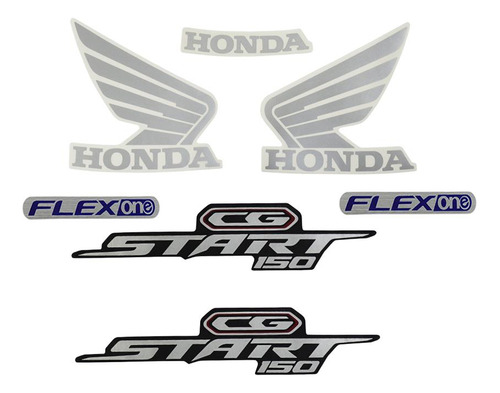 Kit Faixa Adesivo Cg Start 150 Honda 2015 Todas