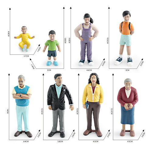 Estatueta Em Miniatura De Pessoas, Modelo De Pessoas Garoto