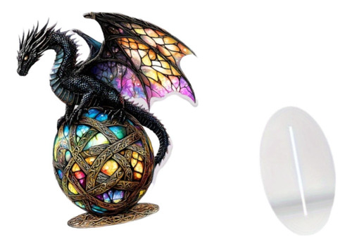 2d Dragon Acrílico De La Placa Decorativa Decoración De