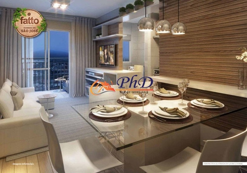 Fatto Torres De São José - Apartamento A Venda No Bairro Jardim Torres São José - Jundiaí, Sp - Ph43711