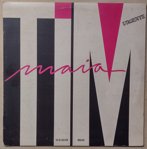 Lp Tim Maia Vê Se Decide / Brilho 1987 Single 12 Vinil (Usado)