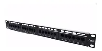 Comprar Patchera Patch Panel Cat 6 24 Puertos Bocas Jack Cat6 Rj45