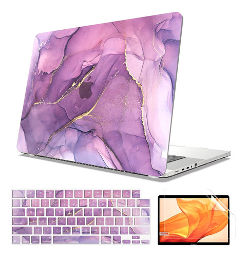 Funda Aoggy Para Macbook Pro 14 M1 Pro/max +c/tec Marbpu